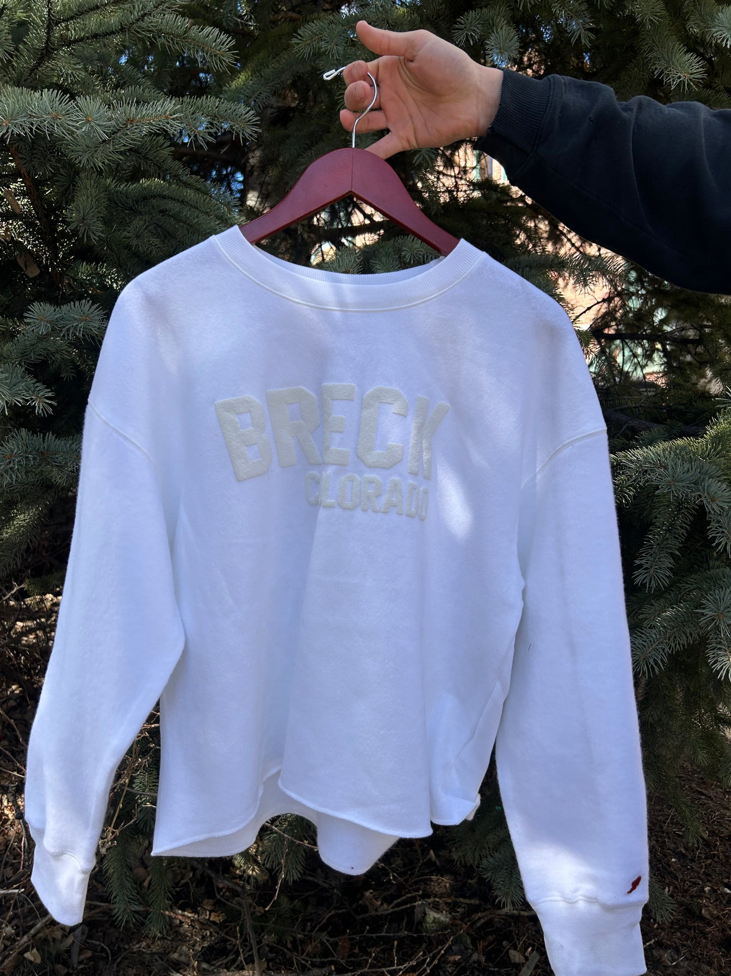 Cropped Breck Fleece Sweatshirt