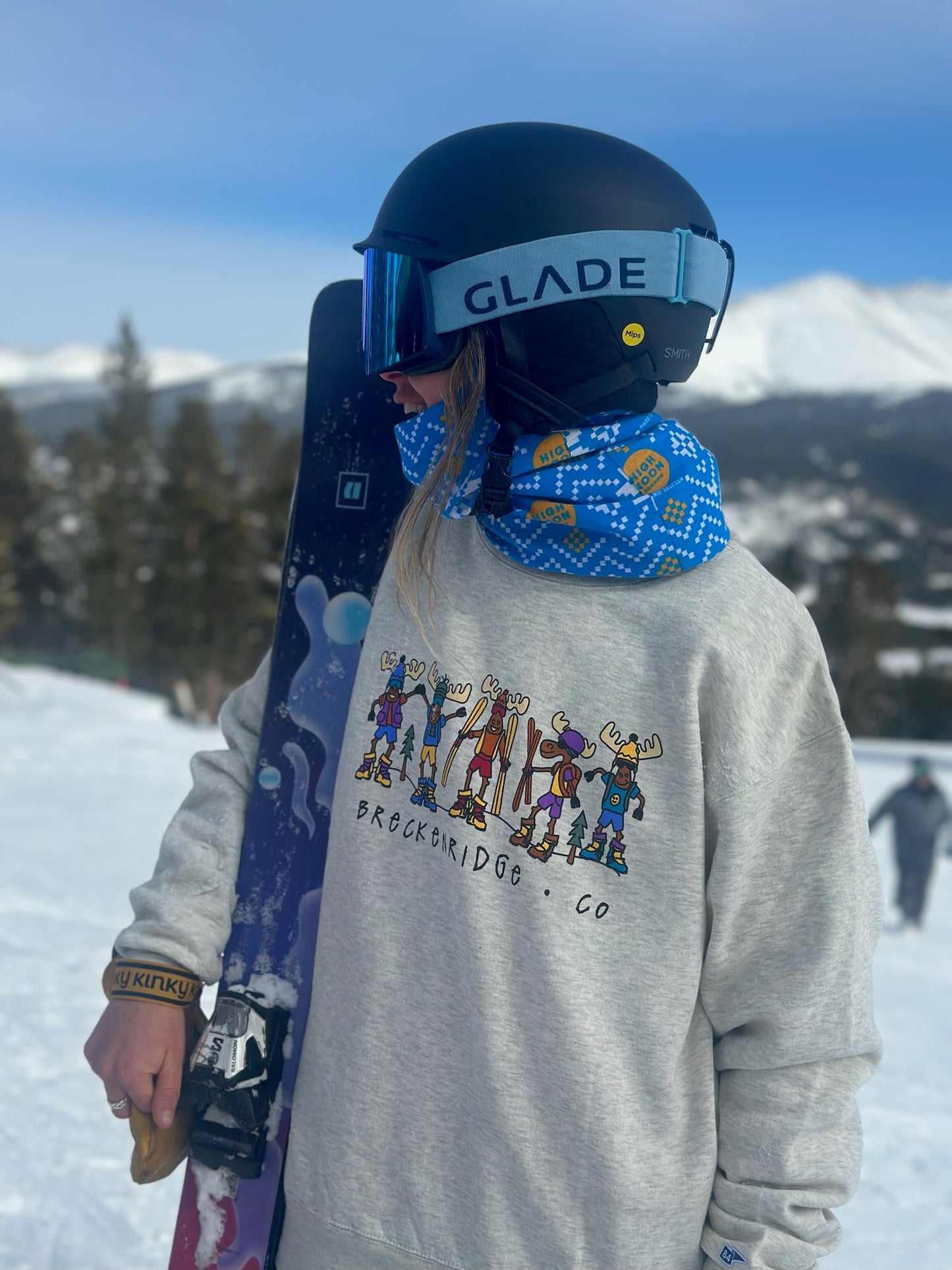 Beboppin' Moose Crew Neck-Oat | Shops near me | Shopping near me |
Breckenridge Moose Crew Neck- Winter Version| Shop Breck Hat Co.