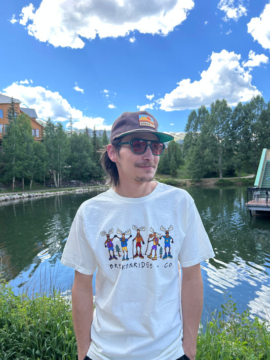 Beboppin' Moose T Shirt- Summer