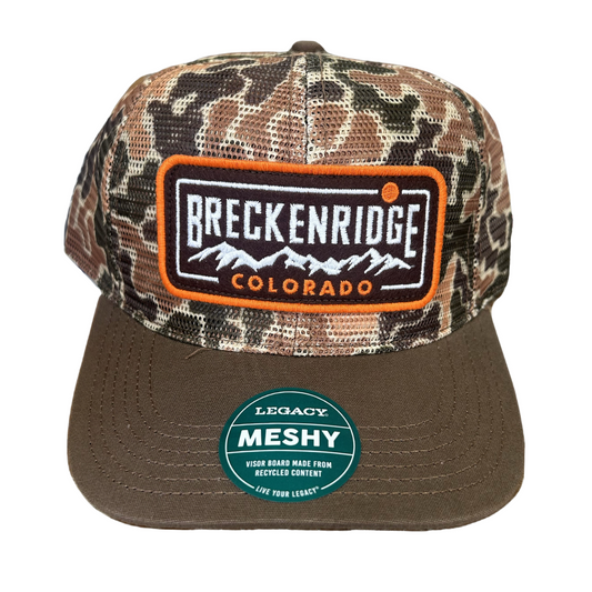 Breckenridge Colorado Duck Camo Hat in Orange | Shop BHC Co