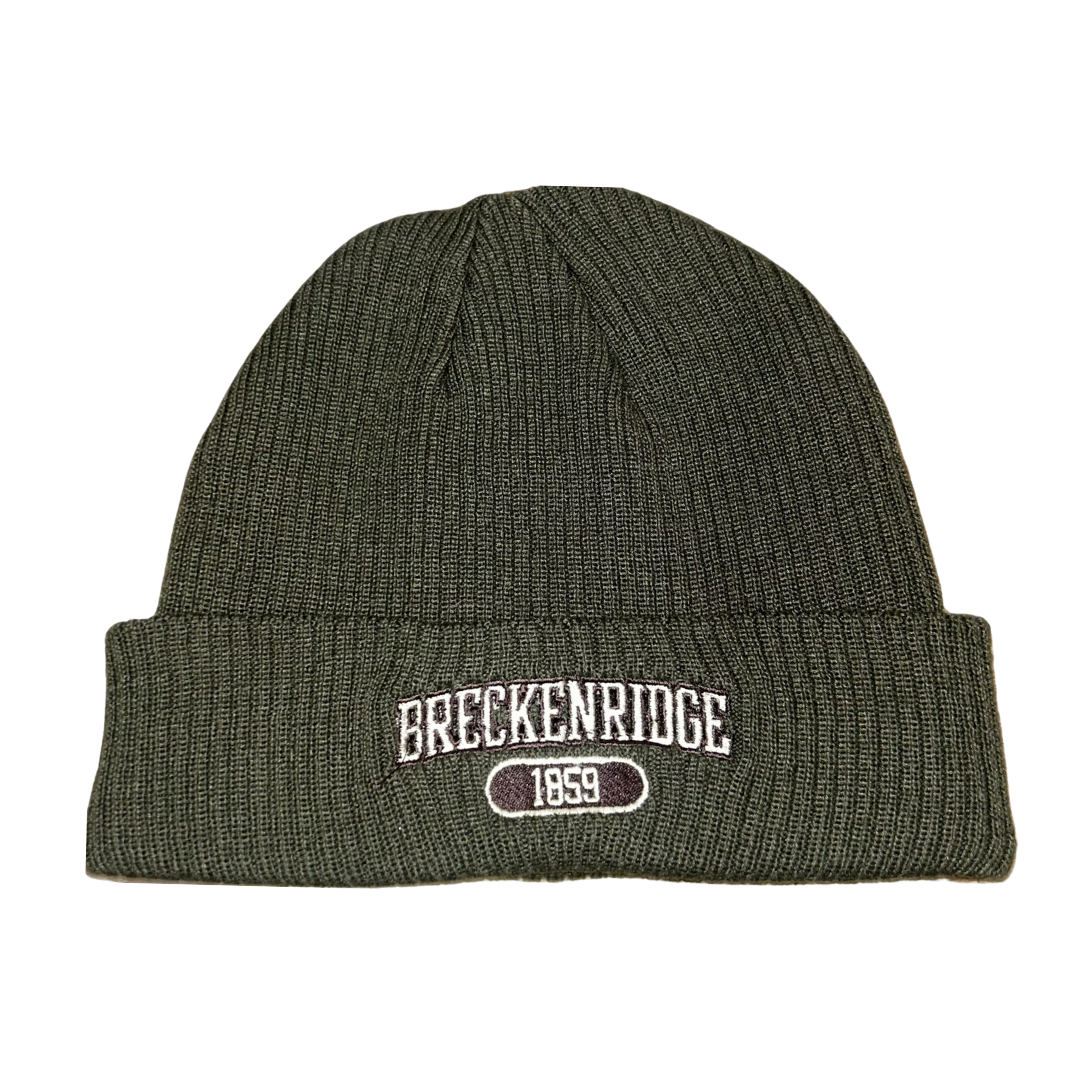 The Game Shallow Army Green Breck Beanie | Shop BHC Co