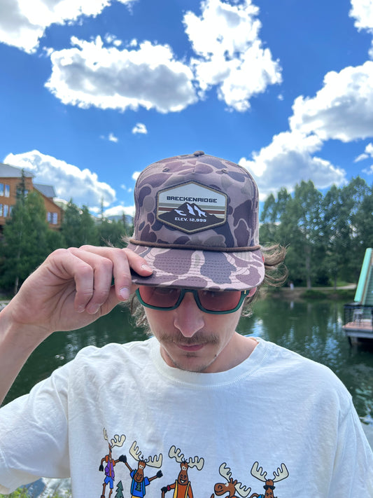 Bark Duck Camo Breckenridge Flat Brim