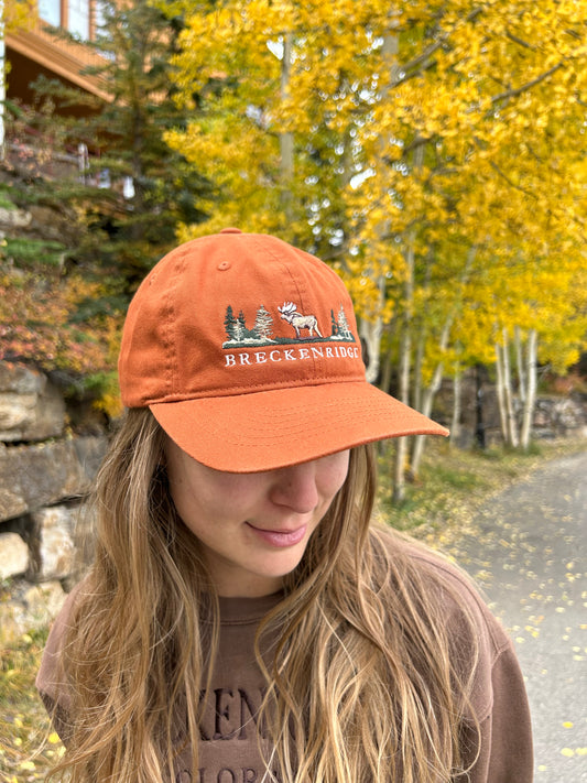 Embroidered Breckenridge Moose Cap