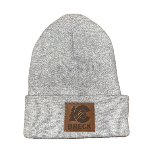 The Legacy Classic Breck Patch Beanie in Grey | Shop BHC Co