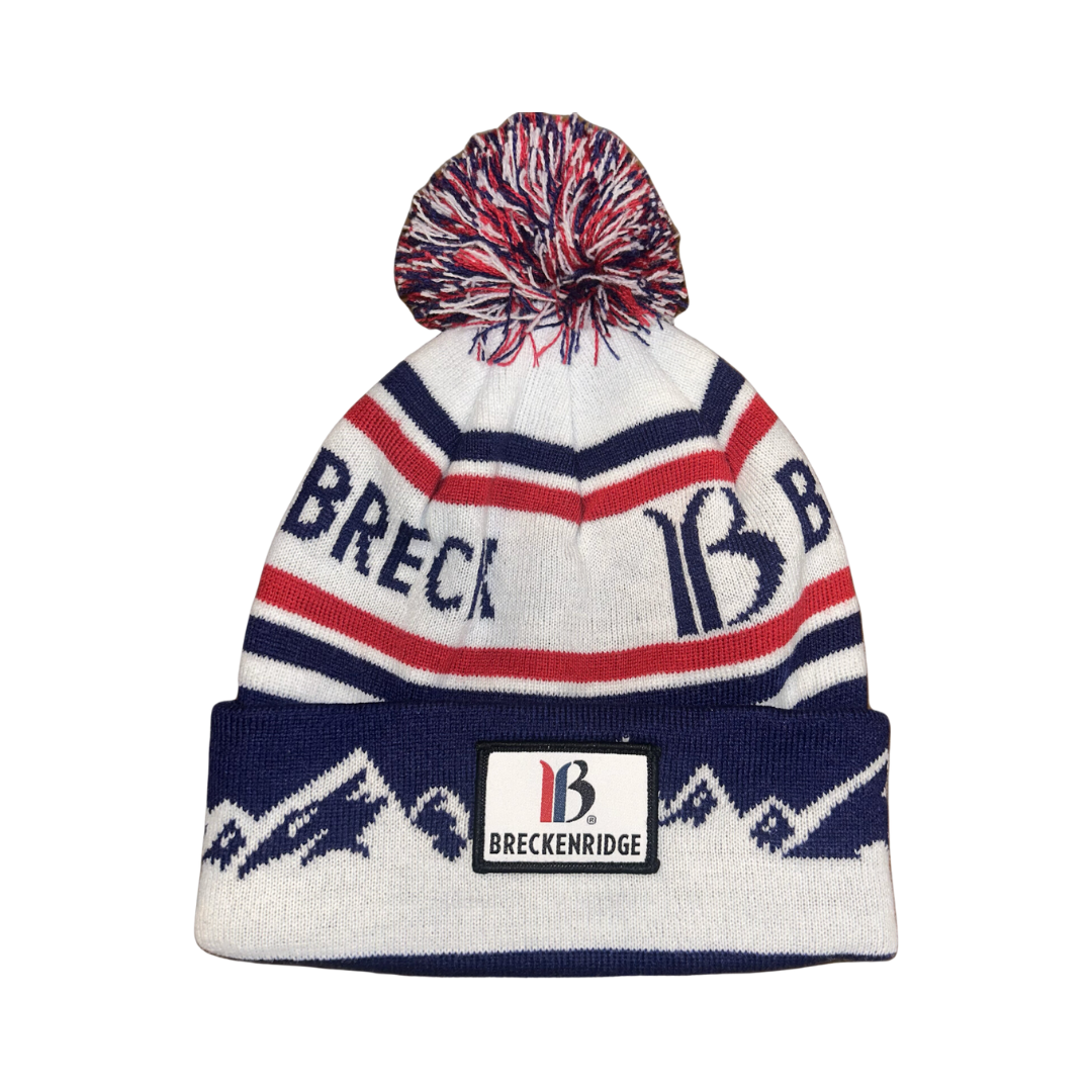 Cirque Mountain Apparel Gauge Breck Beanie | Breck B Logo | Pom Pom Beanie| Shop BHC Co 