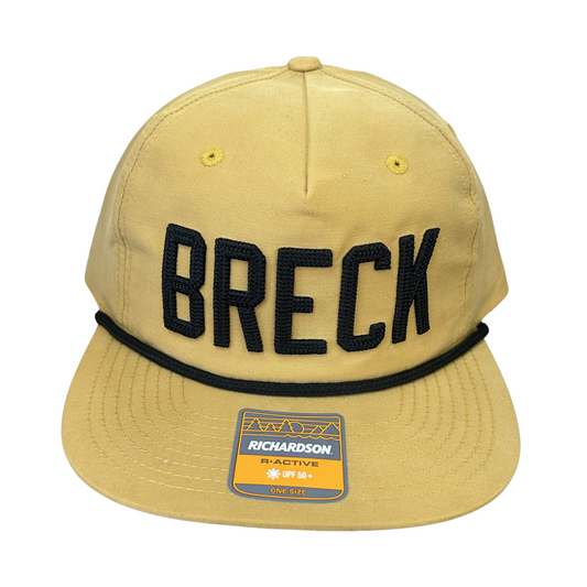 The Richardson Block Breck Co Snapback Mustard Yellow | Black Rope|  Shop BHC Co. 