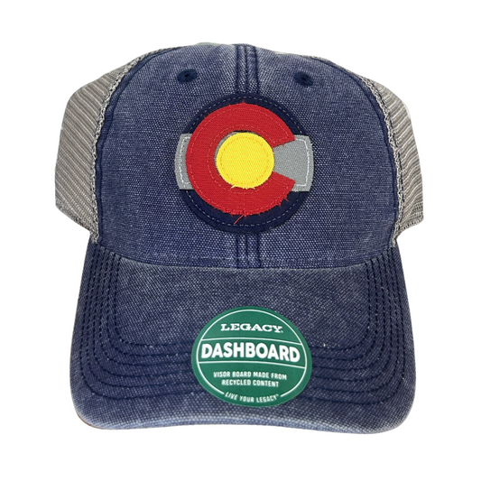 Classic Legacy CO Flag Mesh Cap | Shop Breck Hat Co.