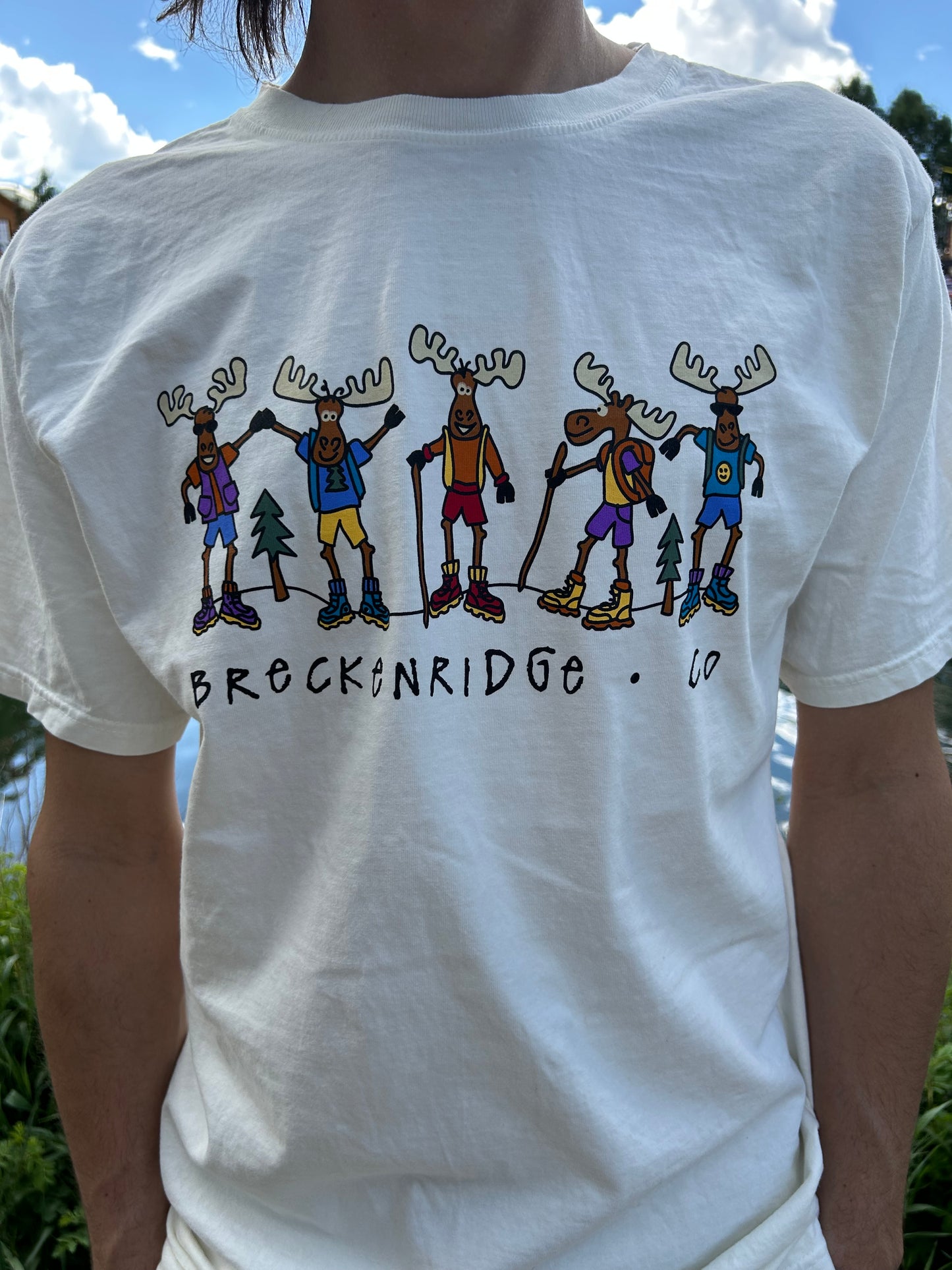 Beboppin' Moose T Shirt- Summer