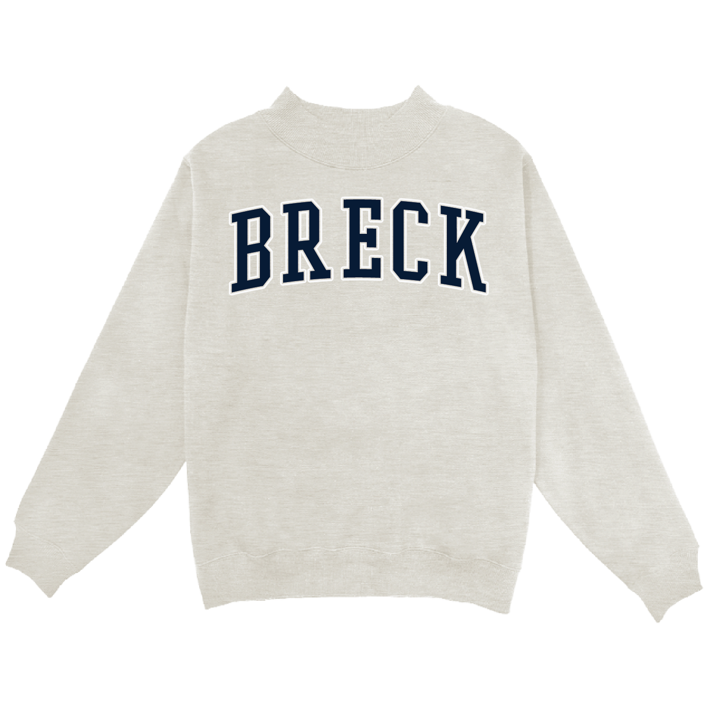 Preorder-Breck Mock Neck Varsity Letters